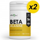 Atletic Food Бета аланин Beta Alanine 700 mg 240 капсул 2 шт по 120